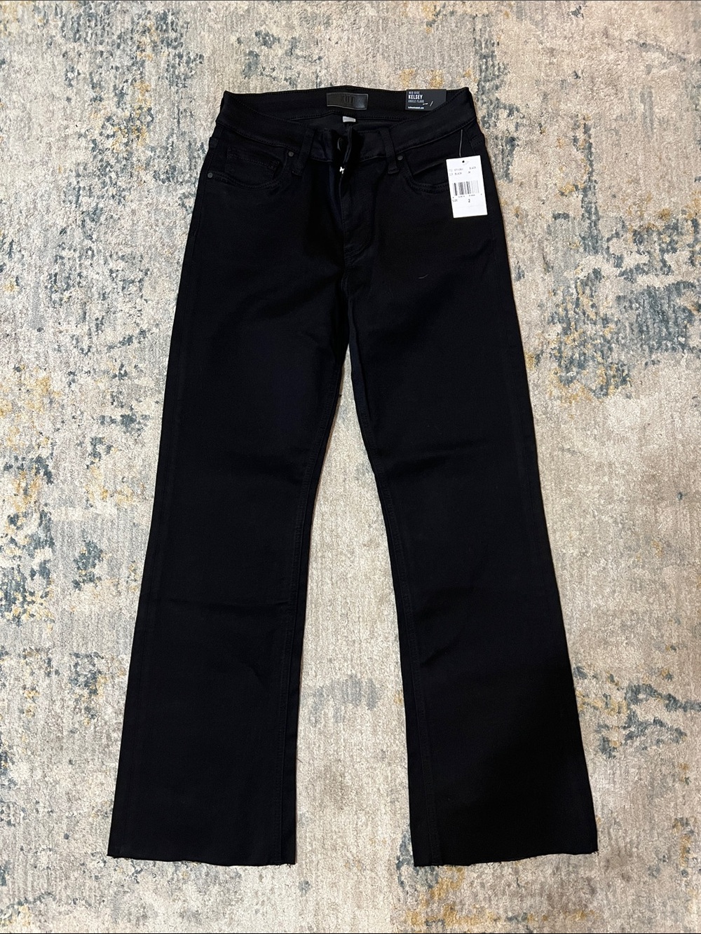 NWT SZ 2 Kut from the Cloth Kelsey Mid Rise Ankle Flare